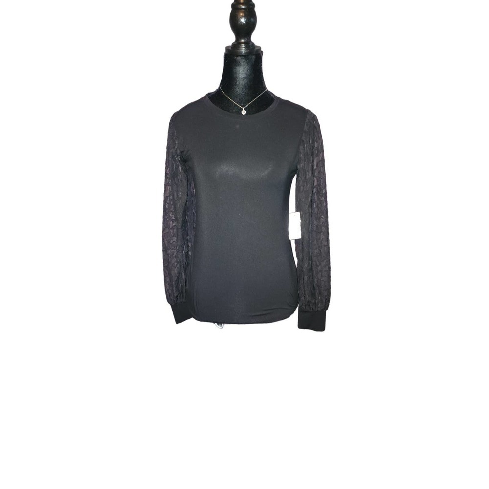 NWT Womand XS Carmen Lace Long Sleeve Blouse